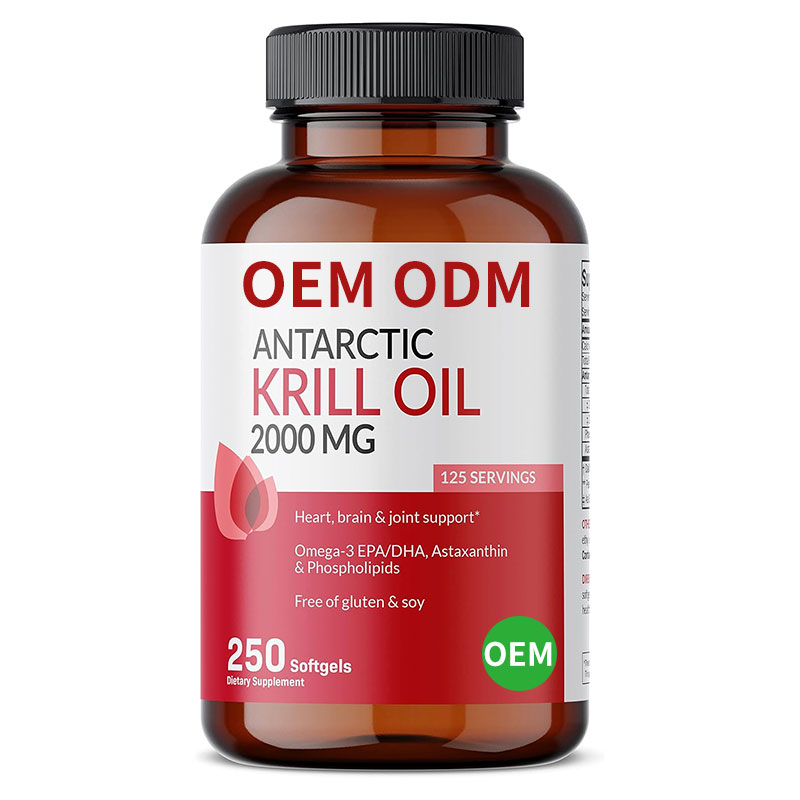 磷蝦油 蝦紅素軟膠囊 Omega-3 EPA DHA 磷脂 OEM ODM代加工美國香港澳洲貼牌代加工定制