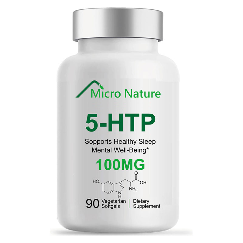 MicroNature 5-羥色胺5-HTP，5-羥基色氨酸情緒幫助，單葉迦納籽提取物100 毫克